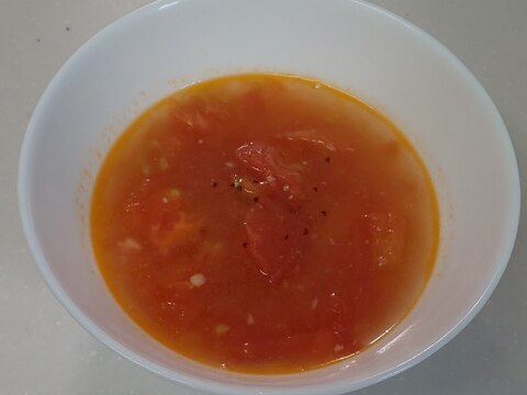 トマトのスープ(^^♪チーズ味